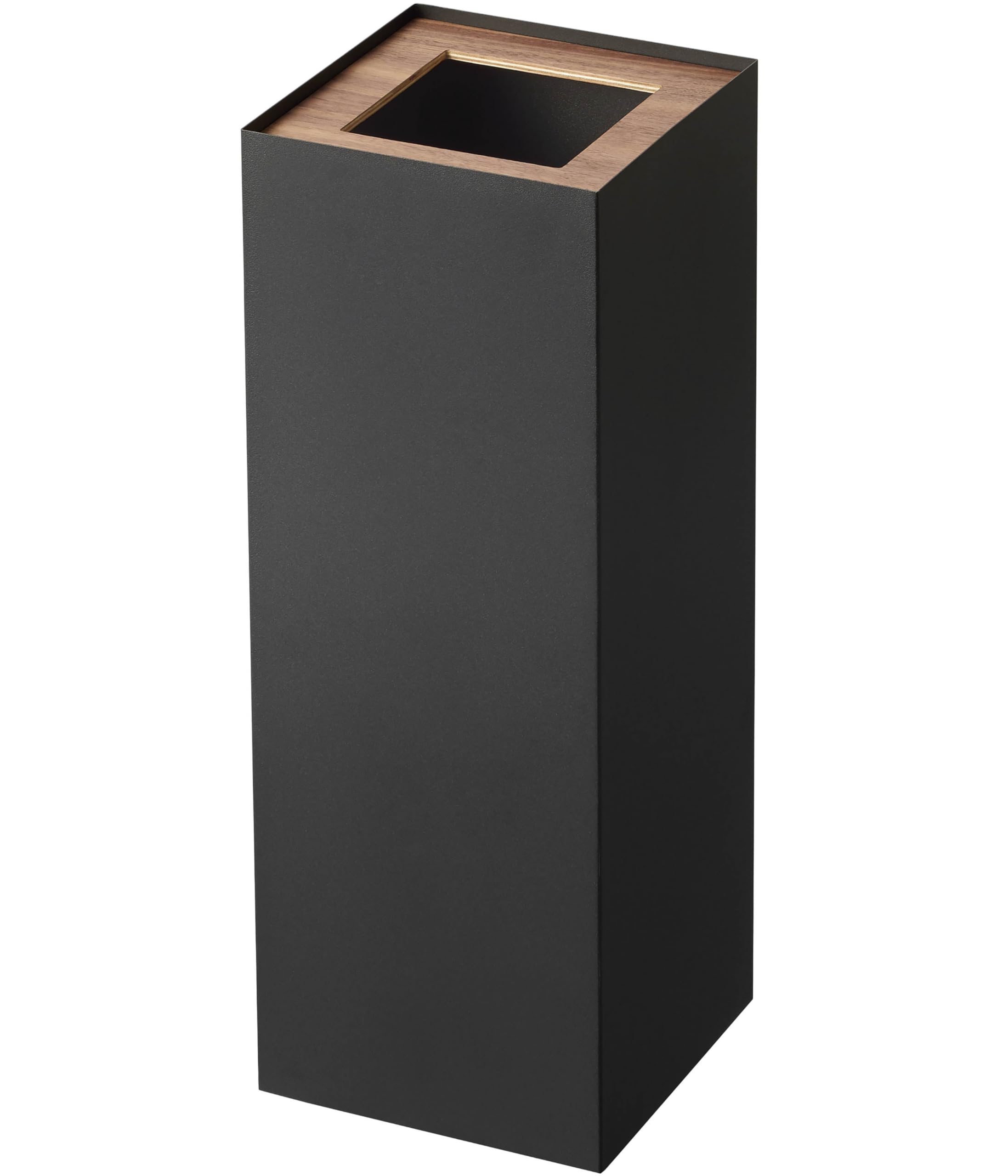 山崎実業(Yamazaki) トラッシュカン 角型 ロング ブラウン 約W22XD22XH60cm リン RIN ゴミ箱 ダストボックス スリム 4530