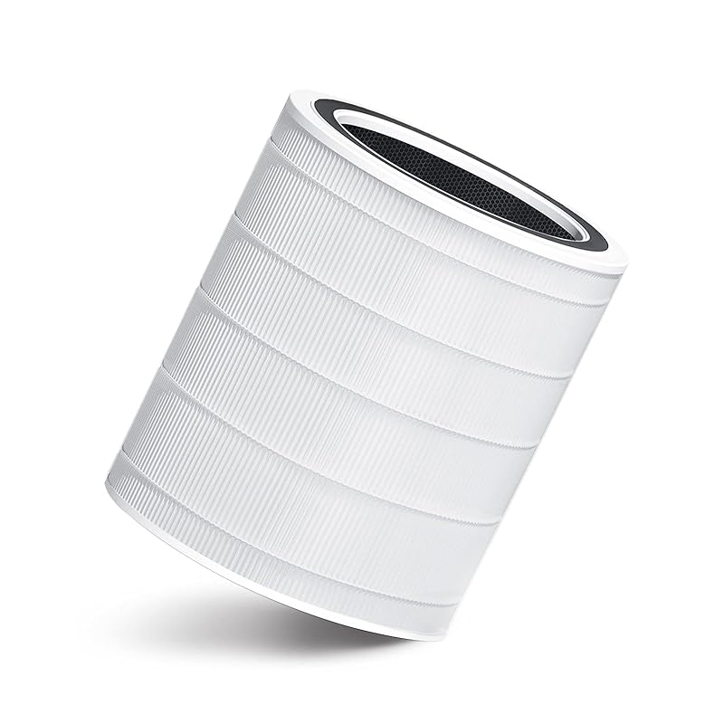 【純正品】Levoit (レボイト) 空気清浄機 Core 400S交換用フィルター 2重除菌 高性能静電hepa 微細粒子99.97%除去 ホワイト