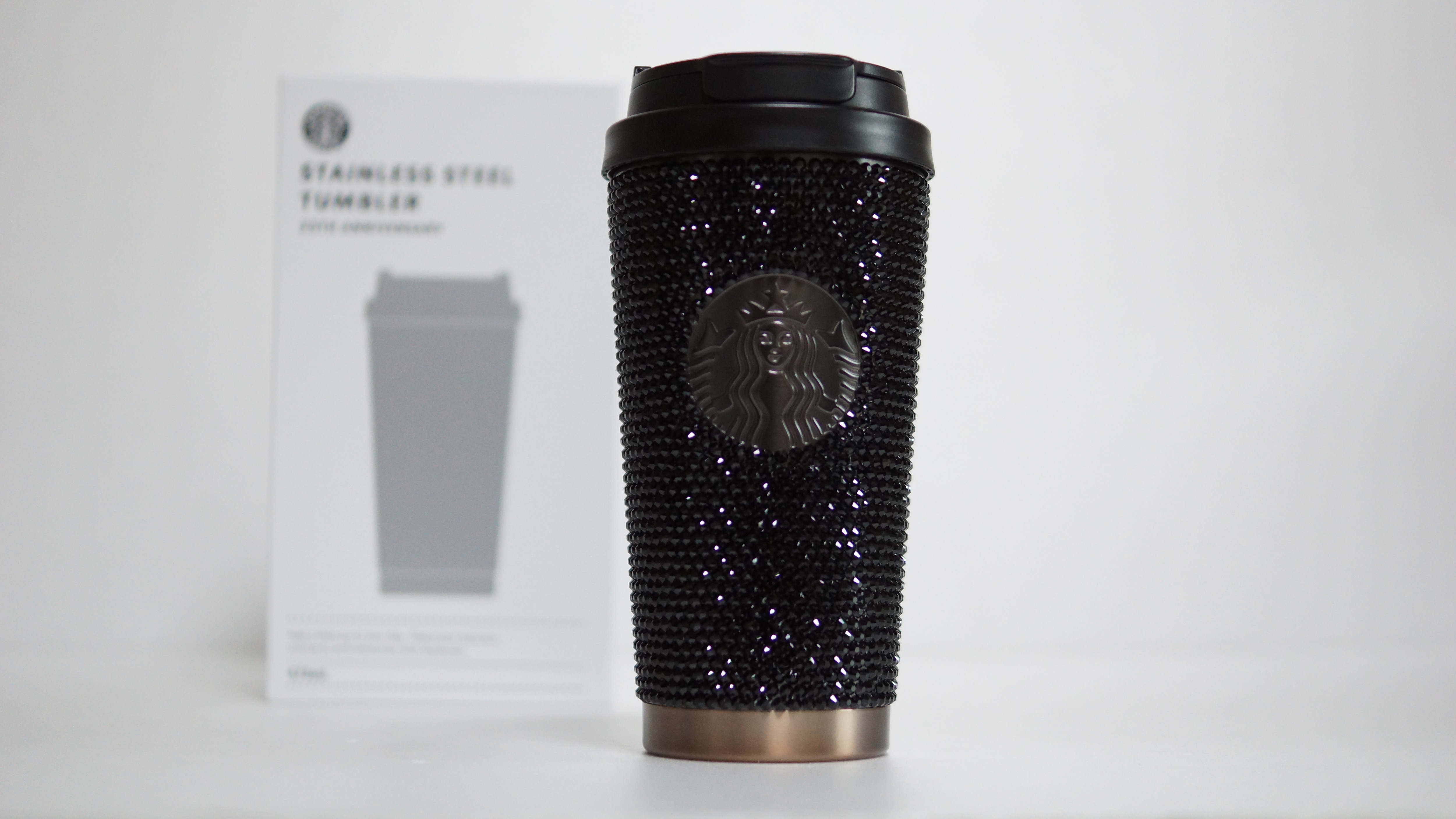 スターバ KOREA SS 25周年記念ラインストーンブラックタンブラー473ml 2024 MD