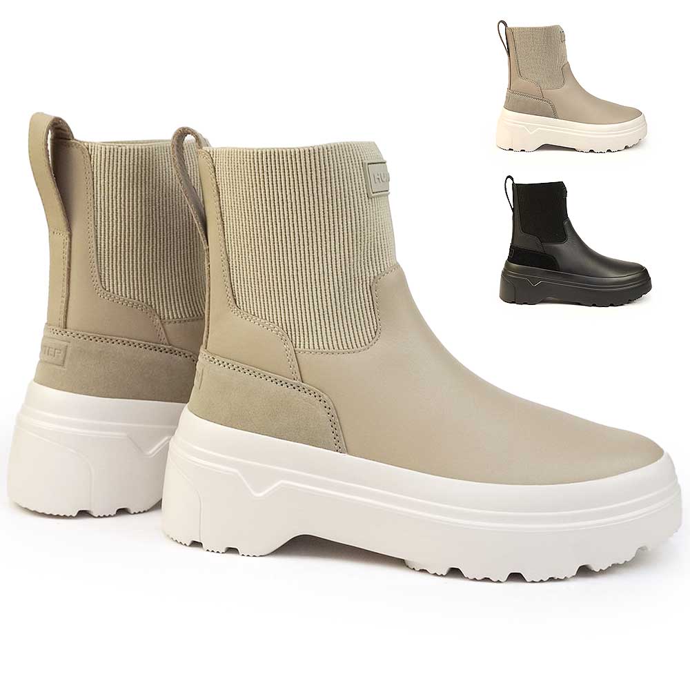 レディース 厚底 ブーツ エクスプローラー チェルシー フラットフォームブーツ WFS1000LPY