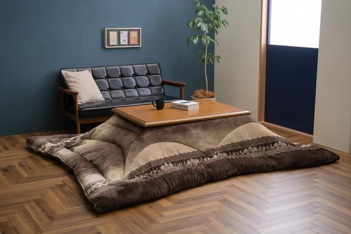 イケヒコ・コーポレーション [IKEHIKO CORPORATION] こたつ用掛けふとん 4550317218781 ブラウン 大判長方形