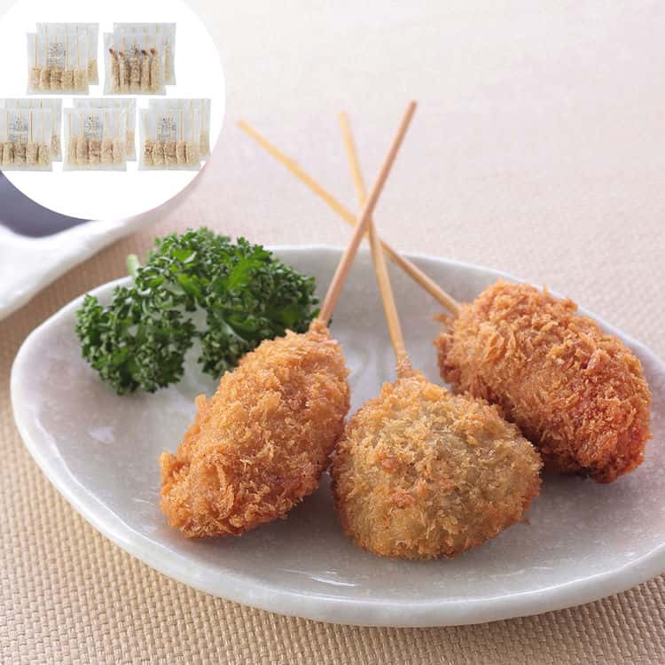 大阪名物 串カツ E(5種 計50本) 離島は配送不可 930093 お歳暮 お中元 お土産 ご進物 ギフト 贈り物に最適
