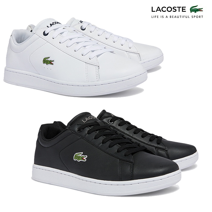 【即納】ラコステ LACOSTE メンズ スニーカー カーナビーエヴォ TRI 1 CARNABY EVO BL 21 1 SM00021 靴 レザー ローカットスニーカー