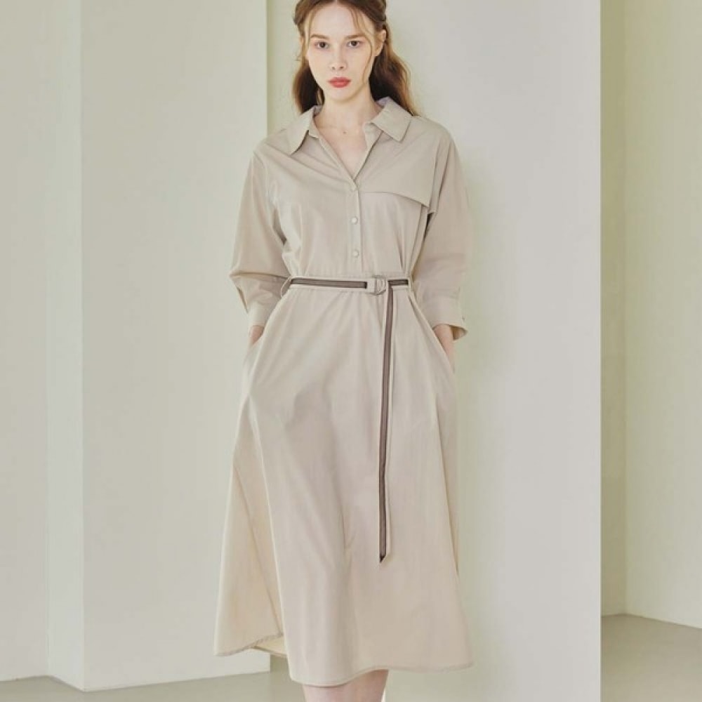 (リアーナニューヨーク) デイリーベルト付きシャツワンピースRQGQOP020