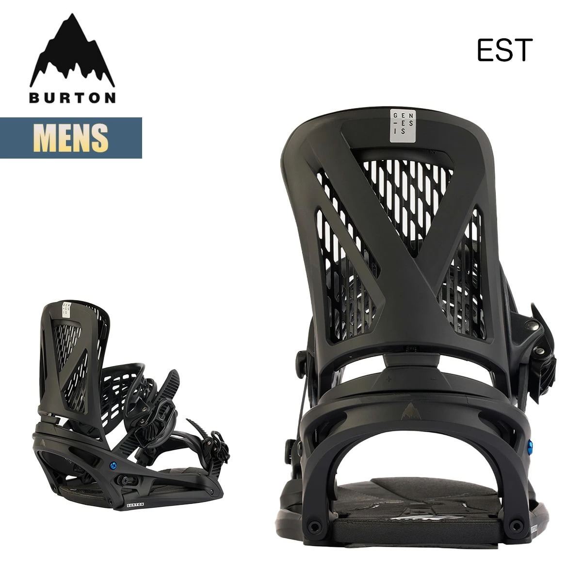 ビンディング メンズ 24-25 ジェネシス EST W25JP-105631 Mens Genesis EST Snowboard Binding スノーボード バインディング