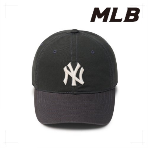 MLB公式正規品 キャップ Ace Unstruck Ball Cap NY (Charcoal Grey)