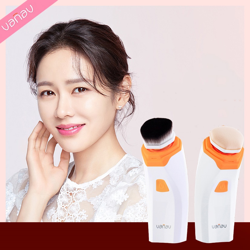 [韓国公式] バナブ カバー フィット/密着メイク/デュアルブラシ/欠点のないカバー/微細振動/皮膚密着/化粧/美容機器/密着メイク/超密着/微細振動/韓国コスメ/毛穴