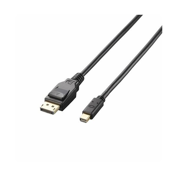 (まとめ)エレコム DisplayPort(TM)ケーブル CAC-DPM1210BK(×2セット)