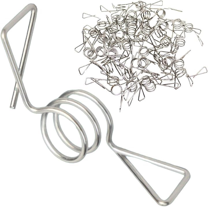 フック碍子 100個 FRPポール用 電気柵 ステンレス ガイシ a646(20mm)