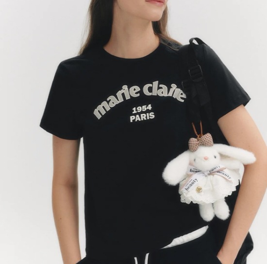 Marie Short-Sleeved T-Shirt Tシャツ (black) 4,988円