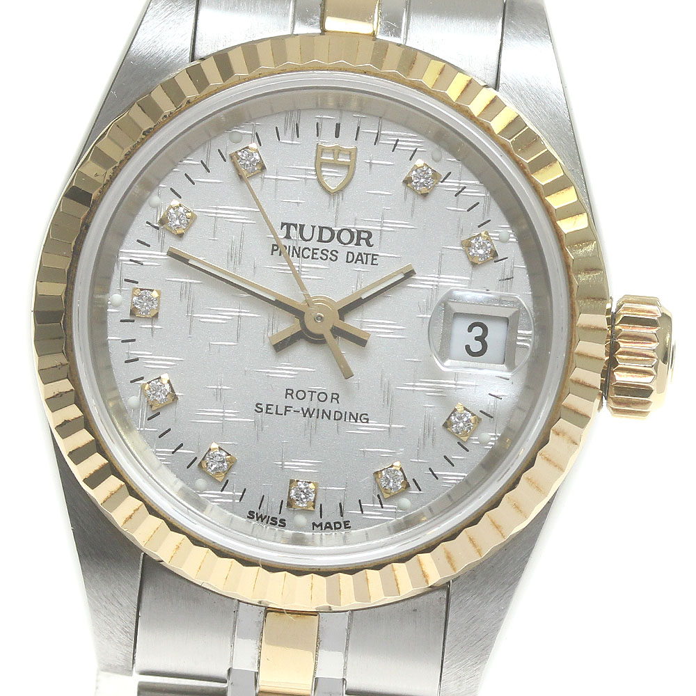 チュードル TUDOR 92413N プリンセスデイト cal.2671 自動巻き レディース 保証書付き_845859【中古】その他 ブランド腕時計