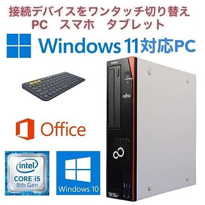 サポート付き】【超大画面22型液晶セット】富士通 D582/E Windows10