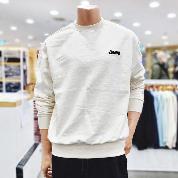 男女共用レタリングルーズフィットスウェットシャツ(JQ1TSU811_IV)_DG