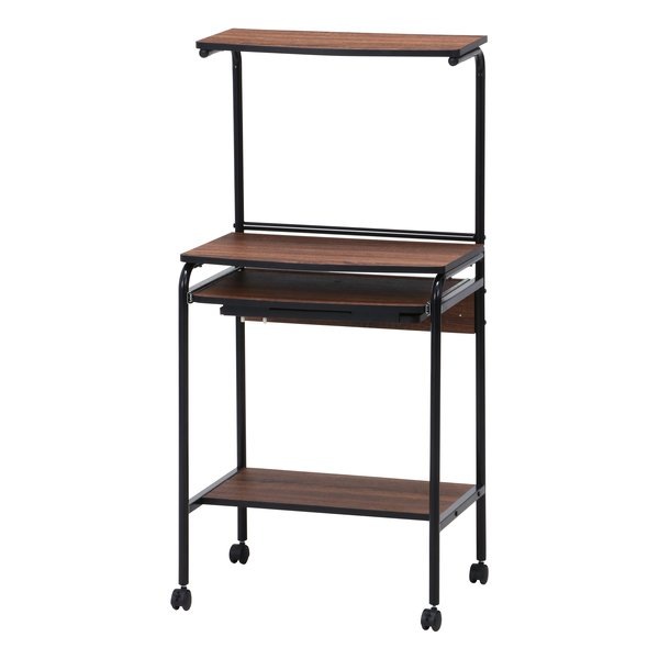 シンプルＰＣデスク フィット 幅60cm ブラウン PD192-1BR/BK