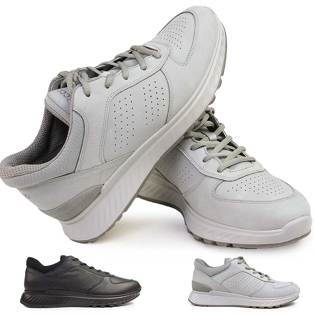 メンズ 靴 レザースニーカー アウトドア 835314 エクソストライド M 本革