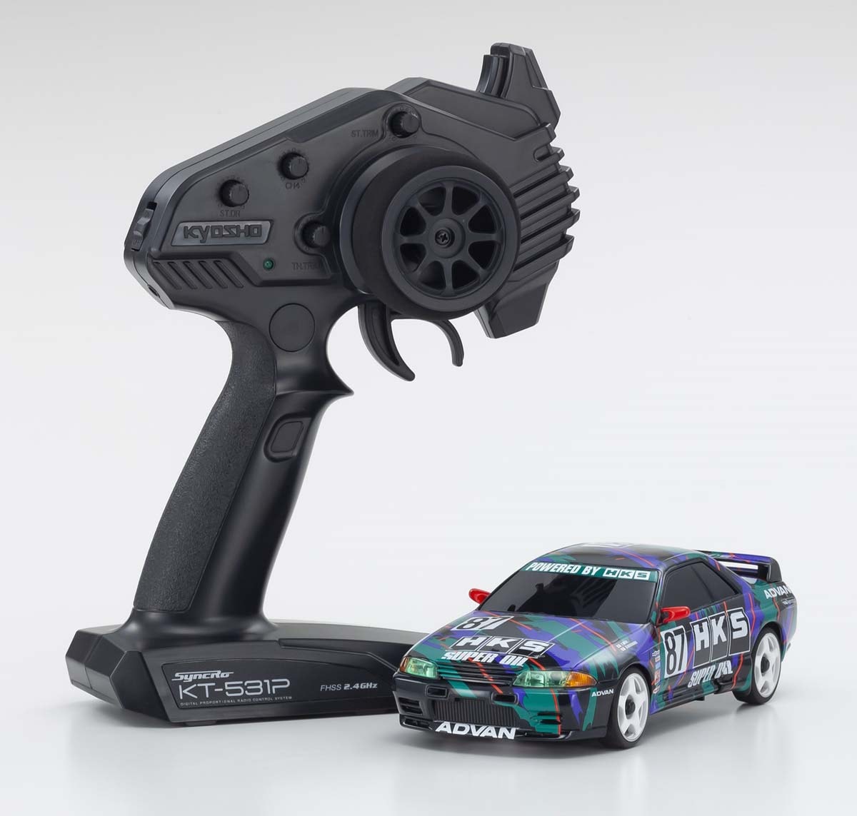 京商 ミニッツAWDレディセット MA-020 HKS スカイライン (R32 GT-R) 1993 #87【32652HK】 ラジコン KC 32652HK HKS スカイライン R32 GT-R