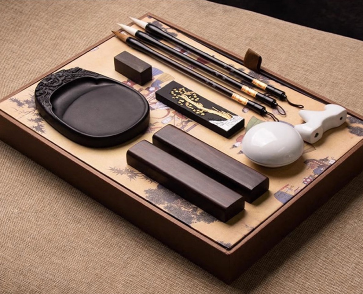 文房四宝セット 筆と墨と硯 書道用品