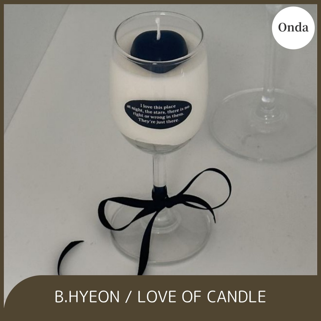 B.HYEON / 韓国人気 インテリア小物 プレゼント キャンドル リラックス ルームフレグランス 脱臭