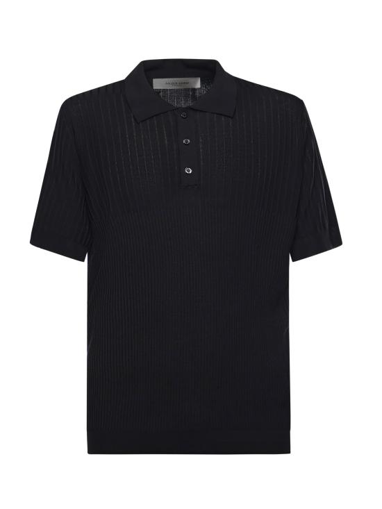 GOLDEN GOOSE Men Polo Shirts GMP01412 P00240090100 Black