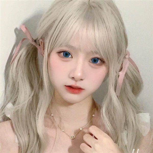 ウィッグ レディース フルウィッグ ロング 巻き髪 ぱっつん前髪 前髪あり 可愛い かわいい 大人用 コスプレ ロリータ ゴスロリ コスチューム 原宿風 仮装 超自然 かつら wig4 Lolita