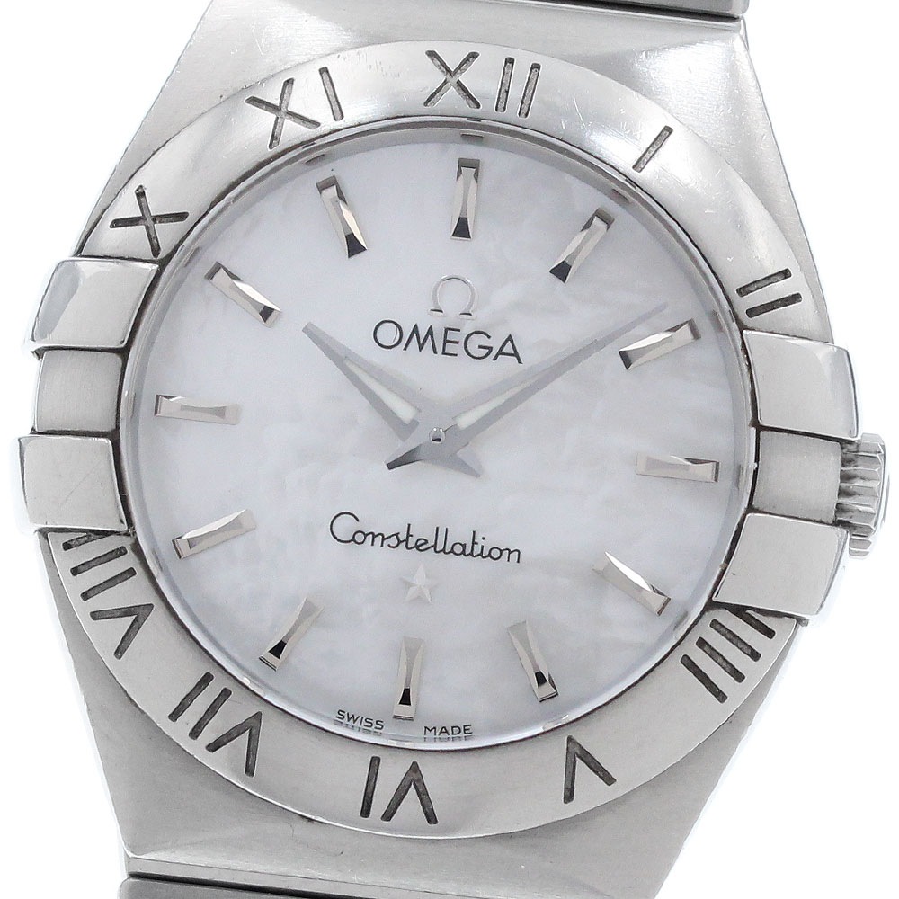 オメガ OMEGA 123.10.27.60.05.001 コンステレーション ブラッシュ クォーツ レディース _957830【中古】