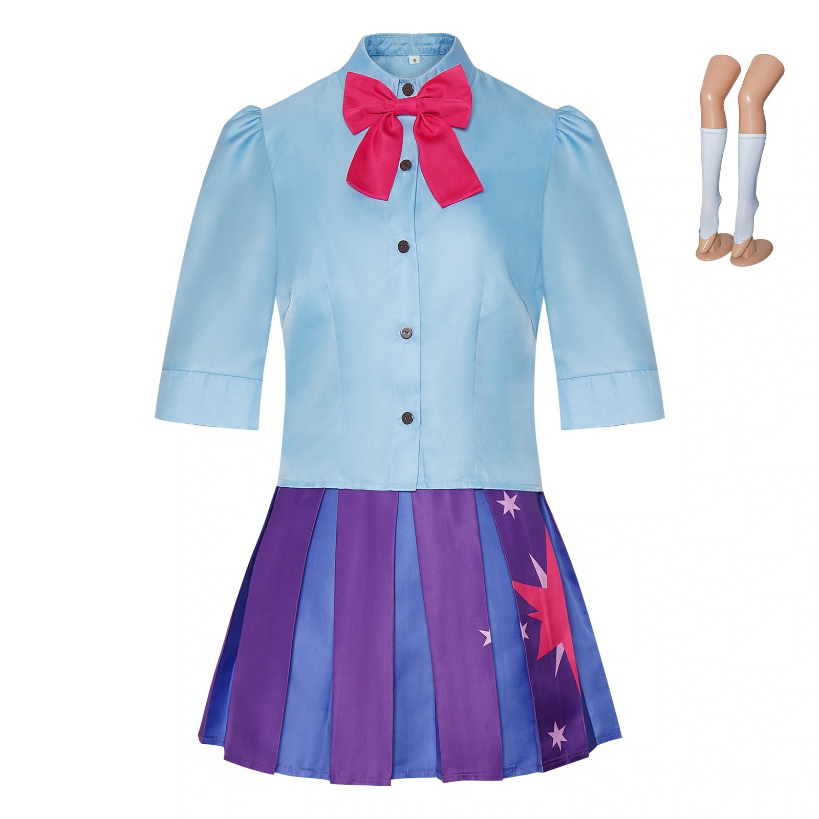 【最安値挑戦】ハロウィーンポニーポーリー紫悦cos服虹ポニー暮光キラキラコスプレ服