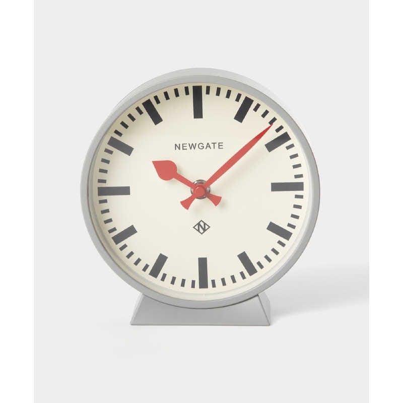 NEWGATE　Mマントル レールウェイクロック 置き時計 17cm×16cm ポッシュグレー　NGT0000001010C04ZZZ