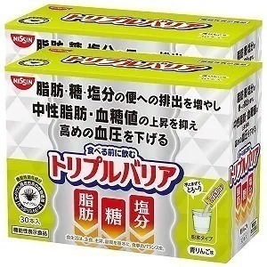 トリプルバリア 青りんご味 7g30本入2個セット