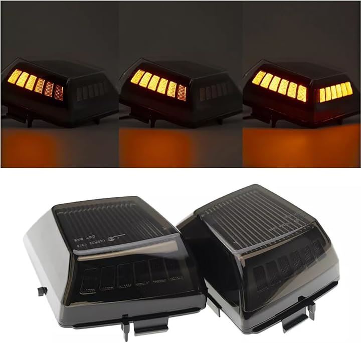 互換品 ベンツ LED 流れる シーケンシャル フロント ウインカー スモークレンズ W463A W465 Gクラス 2018- シーケンシャル/通常点滅の切り替えSW付