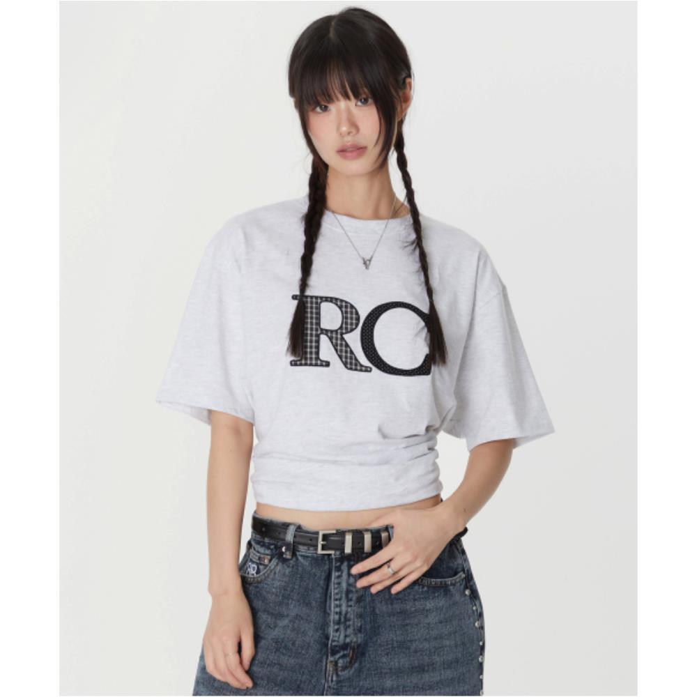 ROCKCAKE RC Classic Logo Top White Melange RC25TP25200W