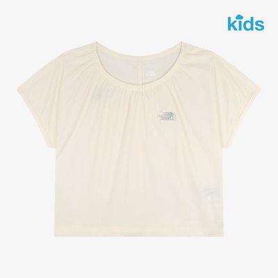 ガールズアイスマックス半袖Tシャツ NT7US31U クリーム