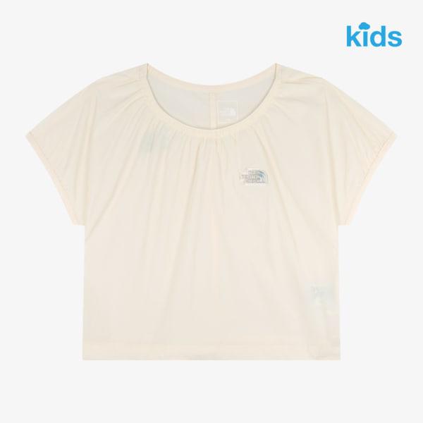 ガールズアイスマックス半袖Tシャツ NT7US31U クリーム