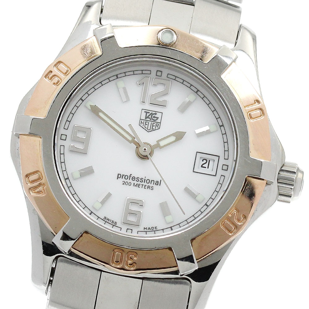 タグホイヤー TAG HEUER WN1350 エクスクルーシブ デイト クォーツ レディース _896166【中古】