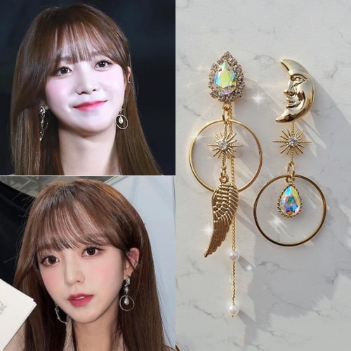 [ネイチャーソヒ着用イヤリング] Moon and Starlight Earrings 韓国人気アイドルアクセサリー カスタムジュエリー 韓国ジュエリー デイリーアクセサリー 5,951円