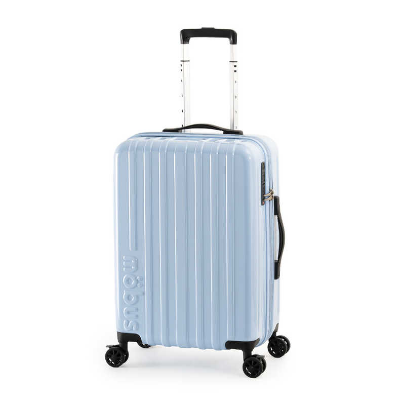 MOBUS　スーツケース ジッパータイプ 宿泊目安：4～6日間 051L 拡張機能搭載 フットストッパータイプ USB充電ポート付属 mobus アッシュアクア　MBC-1912-22W