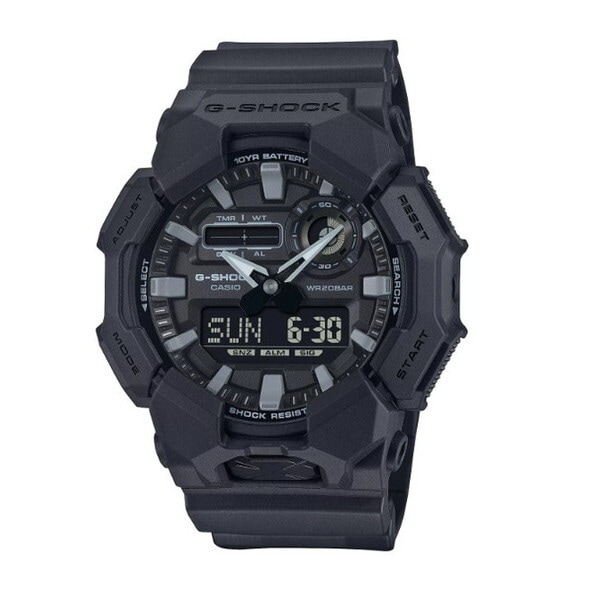 GA-010-1A1JF ブラック G-SHOCK Big case(ビッグケース) クォーツ腕時計 (メンズウォッチ)
