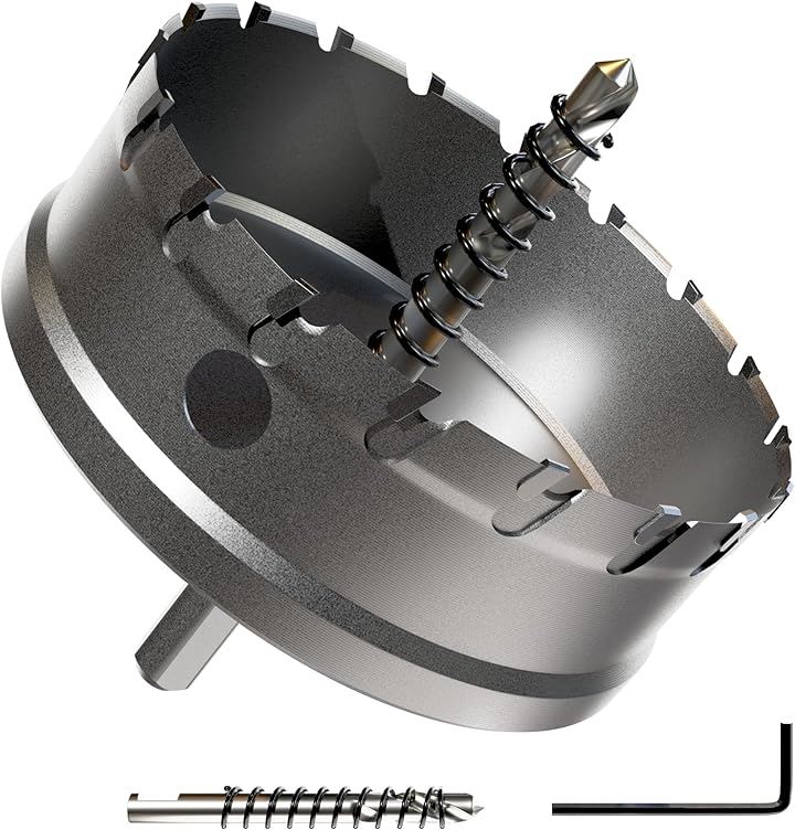 互換品現役電気工事士・大工推薦＆監修超硬 ステンレス ホールソー 穴あけ 電動ドリル ホルソー ホールカッター(110mm) 5,593円