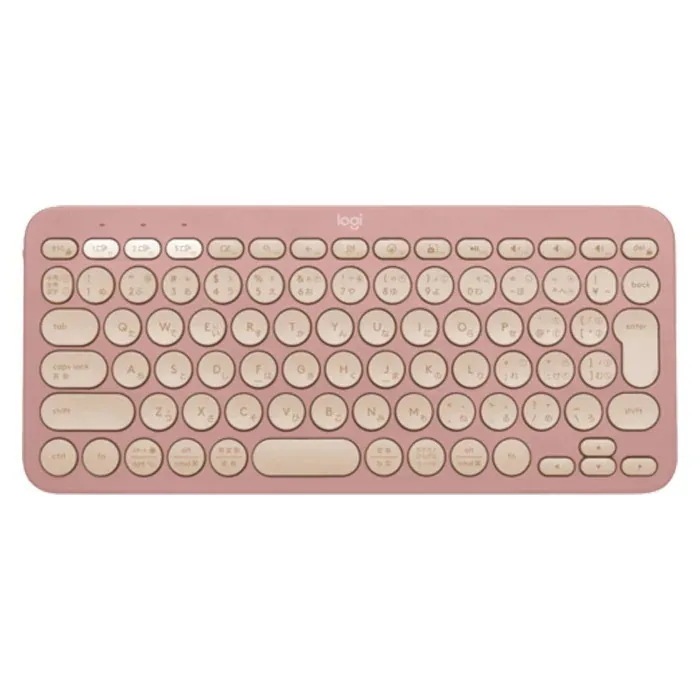 ワイヤレスキーボード K380s PEBBLE KEYS 2 K380SRO ローズ