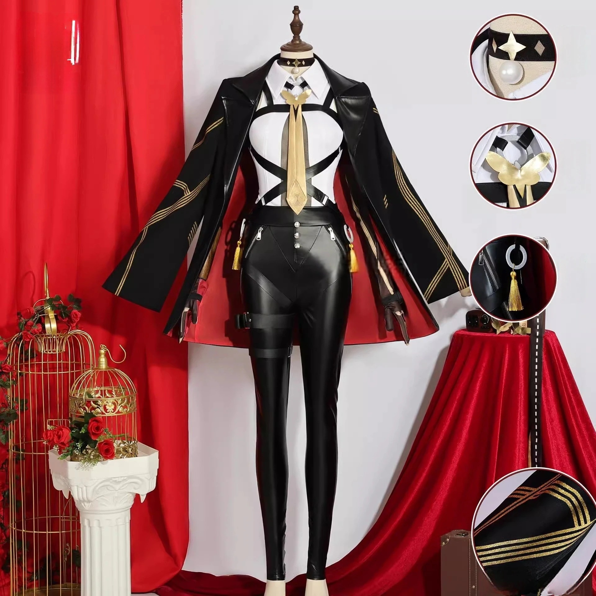 驚安の殿堂 ゼンゼロ　イヴリン　髪飾り付　ゼンレスゾーンゼロ コスチューム　コスプレ衣装　仮装　ハロウィン