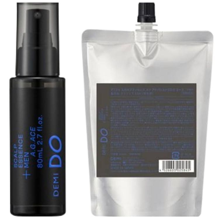 2個セット ドゥ スカルプエッセンス メン アドバンストグロウ エース ナリシング 80ml＋200ml 詰替え レフィル 育毛 養毛 発毛 薄毛 脱毛