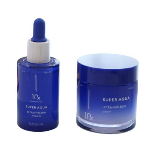 スーパーアクアウルトラヒアロンアンプル+クリームSET