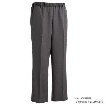 ケアファッション おしりスルッとパンツ（紳士） チャコール L（股下65cm） 9753602