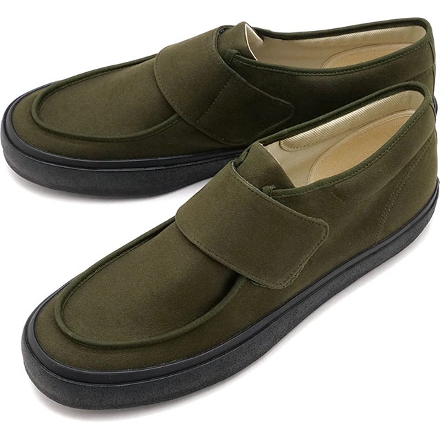 ファインバルカナイズド スニーカー バンドモック [54323964] メンズ 靴 モックシューズ モカシン 日本製 KHAKI 正規取扱店