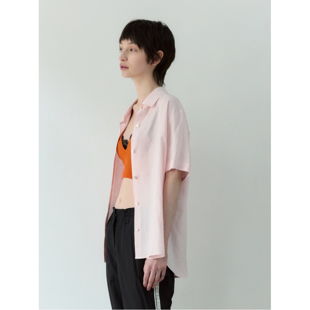 SIENNE アマンダリネンシャツ (ライトピンク)