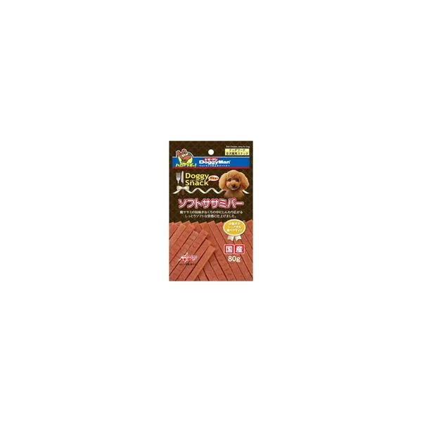 【1ケース】【お取り寄せ対象品】ドギーマン ドギースナックバリュー ソフトササミバー 80g[ドギーマンハヤシ] *80個