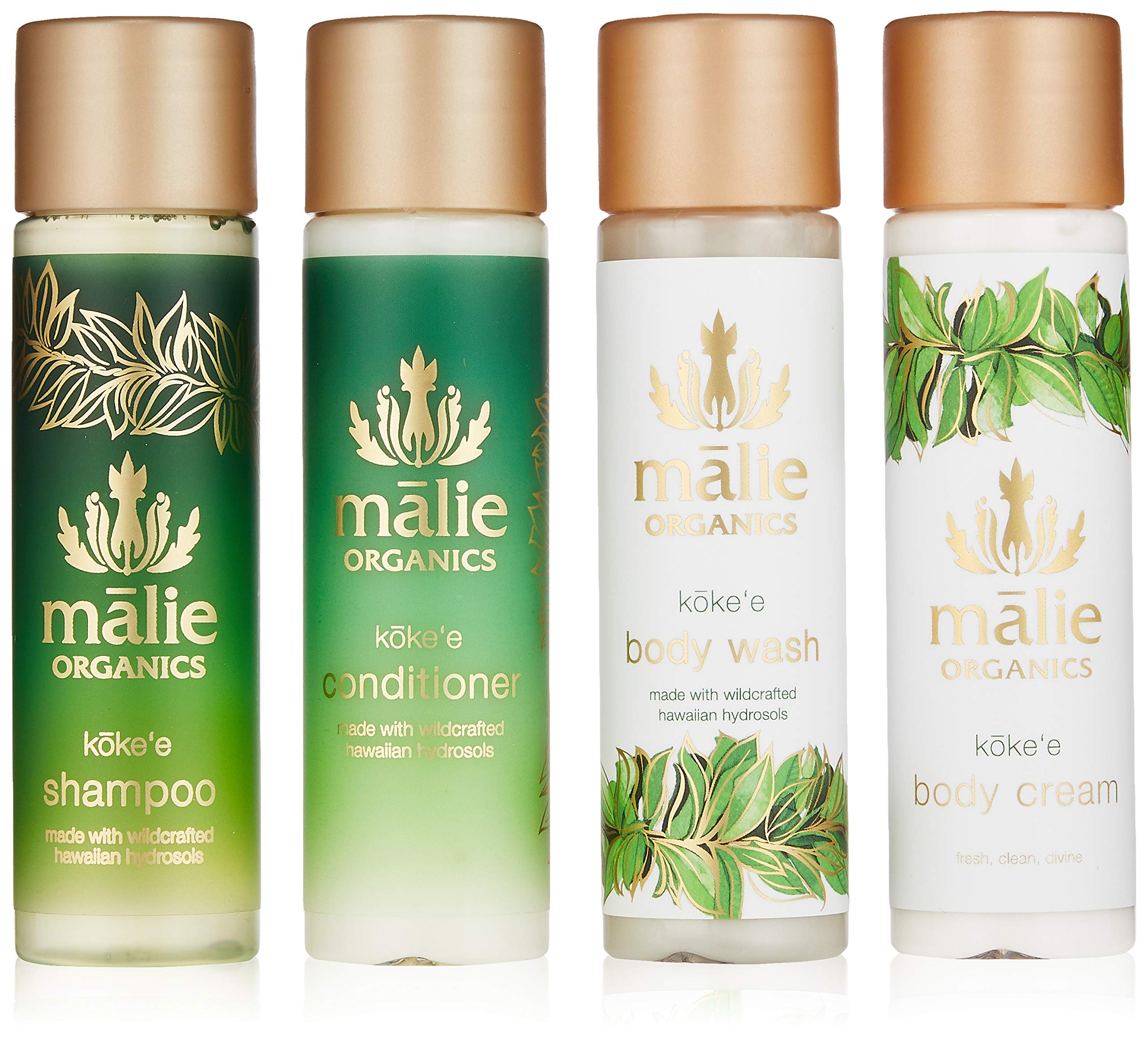 Malie Organics(マリエオーガニクス) トラベルセット コケエ (セット内容: シャンプー /コンディショナーボディウォッシュ ボディクリーム)