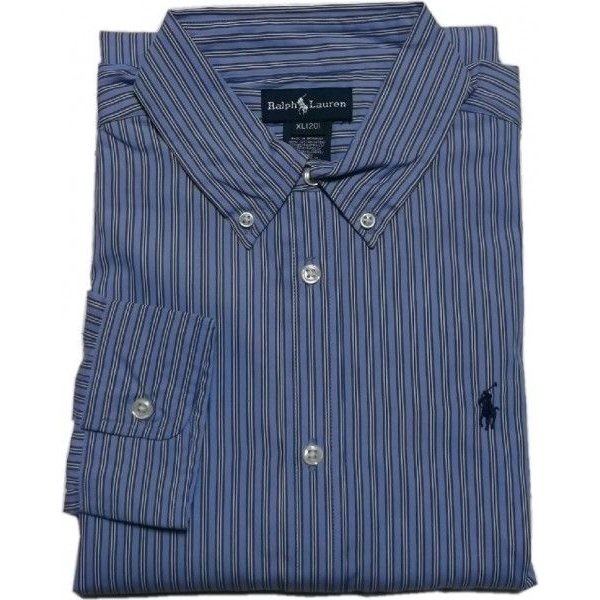 ボーイズサイズ 長袖 ボタンダウンシャツ ブルー boys PR2-644 10,842円