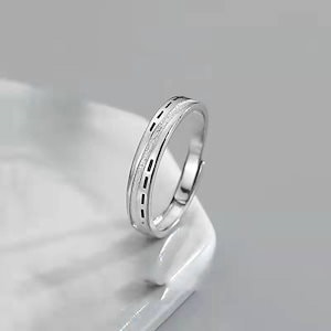 新しい 冷淡風 シンプル メンズ 高級感 指輪 ファッション かっこいい シック トレンド リング