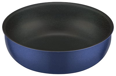 他サイト： サーモス デュラブルシリーズ 取っ手の取れる炒め鍋 24cm ガス火専用 インディゴブルー KVC-024D IBLの商品画像