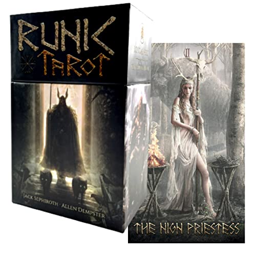 タロットカード 78枚 ウェイト版 タロット占い 【 ルーニック タロット Runic Tarot 】日本語解説書付き [正規品]